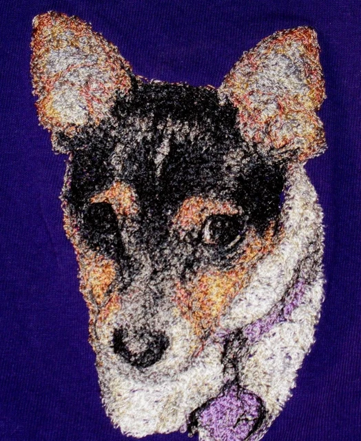 Embroidered Ladies Jacket - Rat Terrier AED16220 Size S - XXL