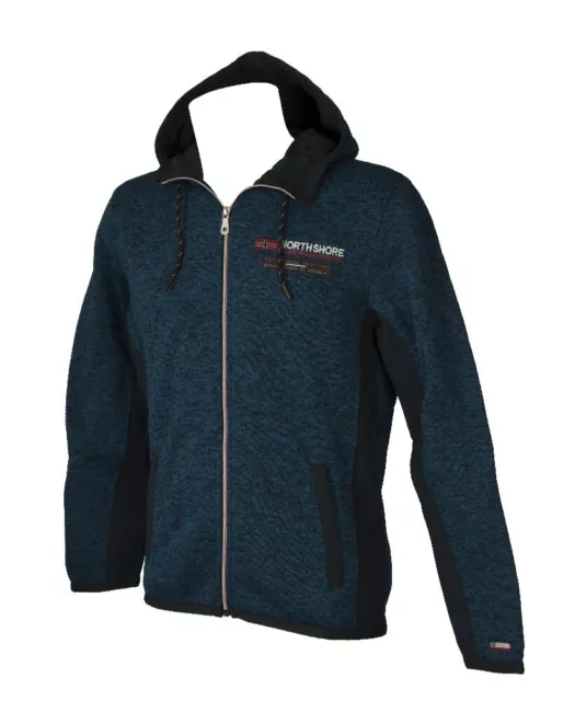 SG Felpa uomo F.LLI CAMPAGNOLO felpata  invernale  aperta con zip e cappuccio e