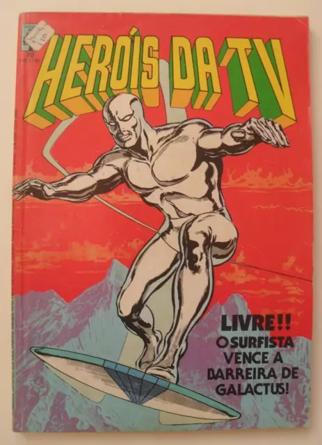 Heróis da TV #70 Silver Surfer #1 Marvel Preview #11 Starlord Iron Man #121 KEY!