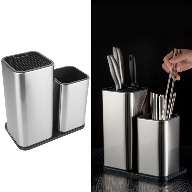 Portacoltelli universale coltello blocco coltello acciaio inox