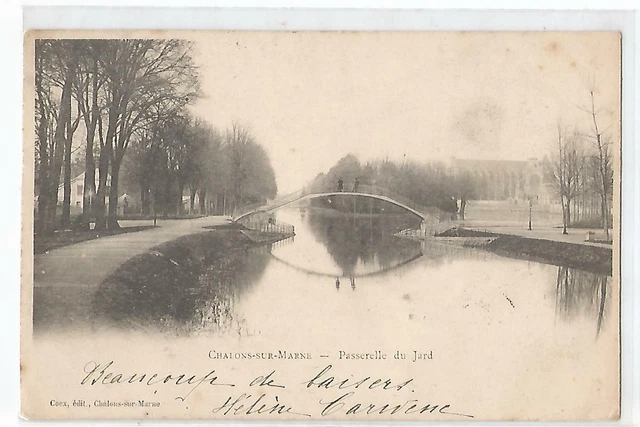 51 Chalons Sur Marne  , Passerelle Du Jard