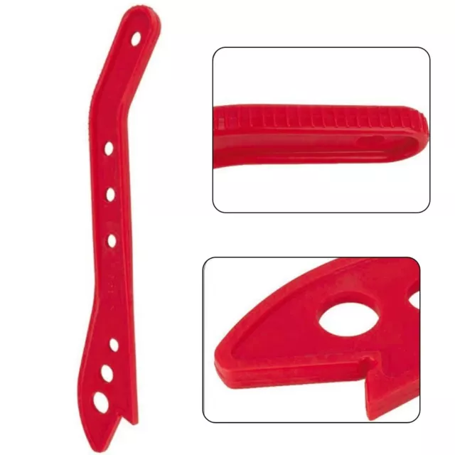 Bastoncini a spinta di sicurezza di alta qualità in colore rosso brillante per 2