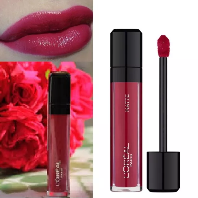 L'Oréal Infaillible Brillant Rouge à lèvres Lip GLOSS MATTE 407 SMOKE ME UP