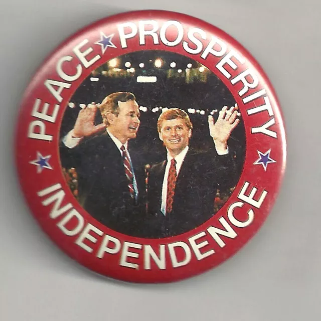 Peace Prosperity Independence George HW Bush & Dan Quayle Photo Pin