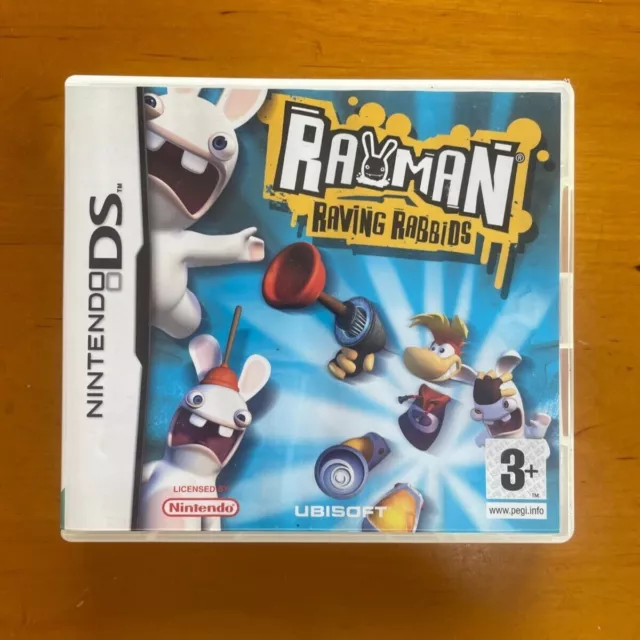 Nintendo DS Rayman Raving Rabbids - nur Etui & Booklet Handbuch