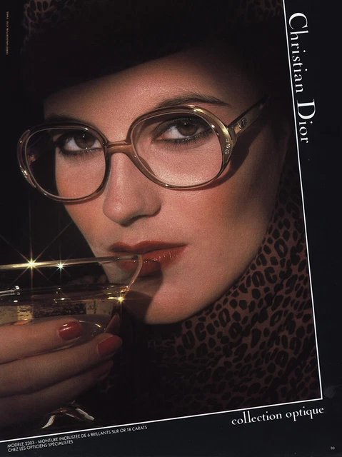 1984 CHRISTIAN DIOR: Collection Optique French Vintage Print Ad £8.96 ...