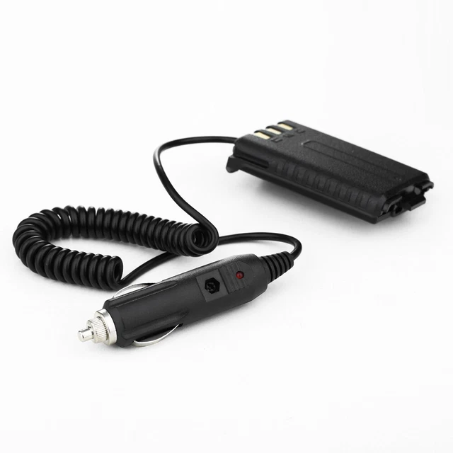 12V Car Charger Battery Eliminator for Baofeng Dual Band Radio UV5R 5RA 5RE 3