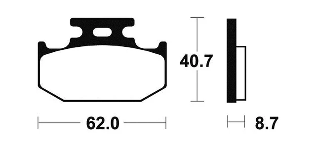 Plaquettes De Frein Frittées Arrière DB PARTS Pour KTM Freeride 350 2012 - Haute Performance