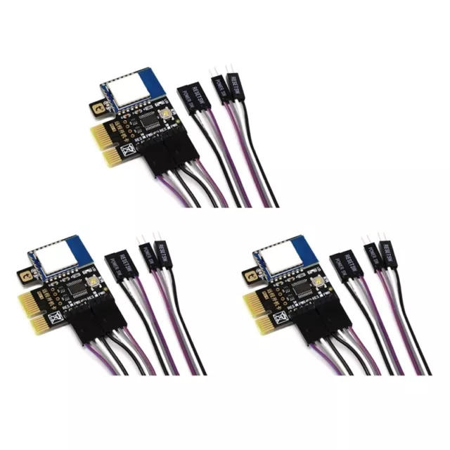 3X Tuya Wifi Computer  Reset Switch PCIe-Karte für PC  Computer, APP-4637