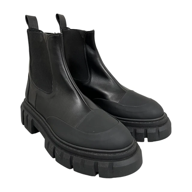 La Canadienne Women's Kyree Waterproof Chelsea Boot Black Leather EU 38 US 7.5