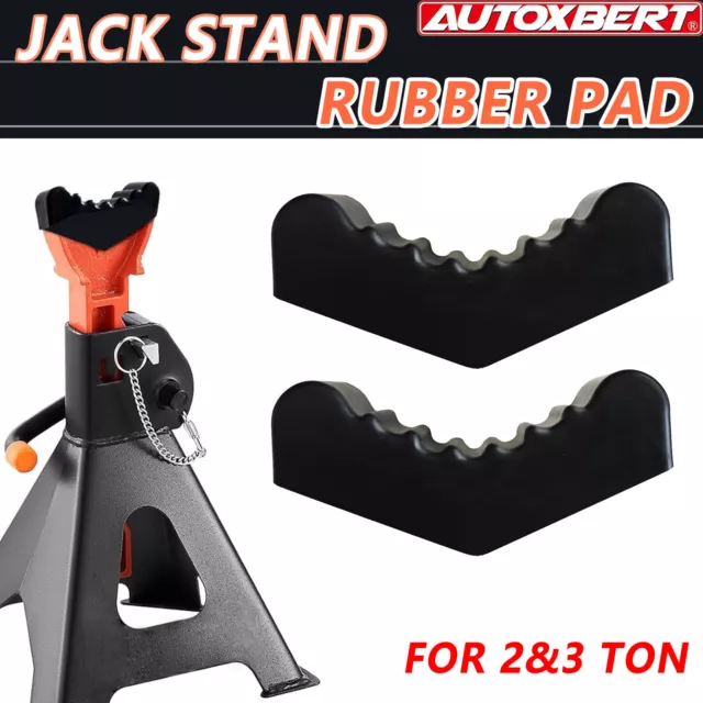 Rubber Car Jack Lift Pad Stand Pinch Weld Floor Frame Rail Adapter Jack Tool 2X