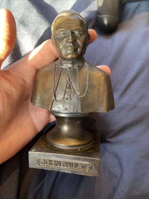 Pope John Paul II bust, statue,figure,sculpture,