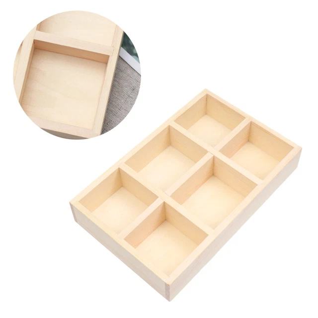 Caja de almacenamiento de madera olla suculenta para joyas joyas