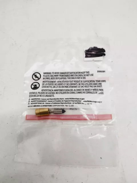 Genuine OEM Briggs & Stratton 799177 Needle/Seat Kit