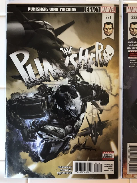 The Punisher Vol 11 #218 Variant 219 220 221 222 223 NM 1st Prints! Marvel 2018 5