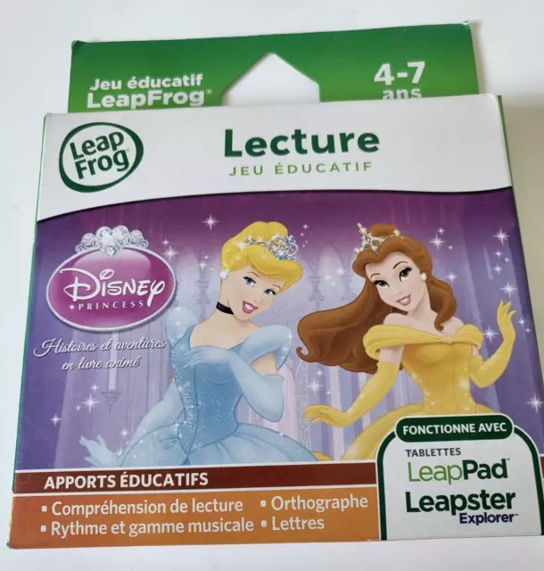 LEAPFROG JEU ÉDUCATIF LECTURE Disney Princess histoires et aventures dès 4 ans EUR 8,00