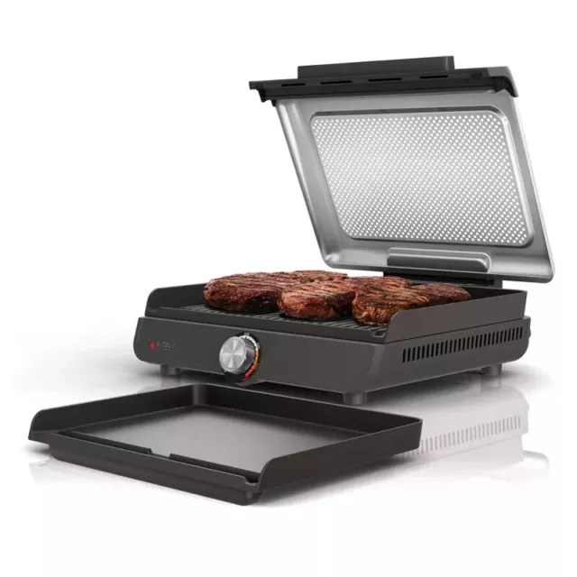 Techwood 1pc Electric Raclette Table Grill,120V Wall Plug, Fast