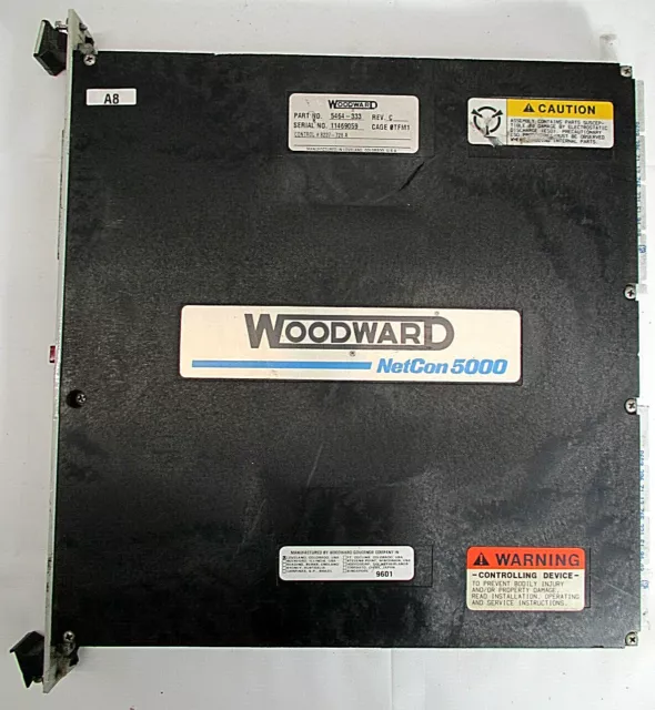 Woodward Netcon 5000 Solar Turbine Module No 5464-333 Rev C ~For PARTS/ REPAIR