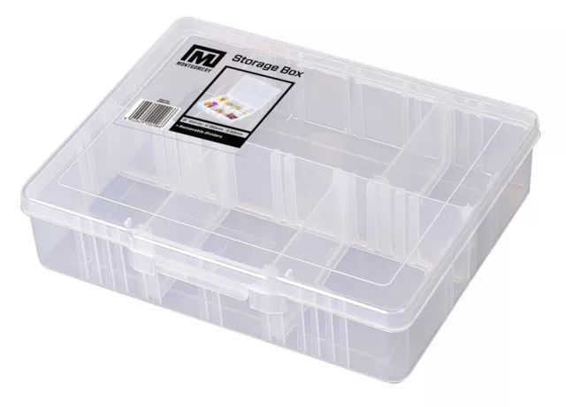 2X MONTGOMERY 6-COMPARTMENT ORGANISER STORAGE BOX Ideal for Small Items  $53.95 - PicClick AU