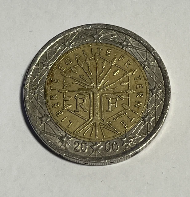 2 Euro Münze Liberte Egalite Fraternite 2000 2 EURO FEHLPRÄGUNG Liberté Égalité Fraternité RF 2000 EUR 450,00