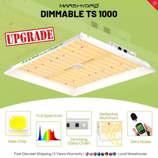 Mars Hydro TS 1000 LED Grow Light Full Spectrum for Indoor Plants VEG Flower IR