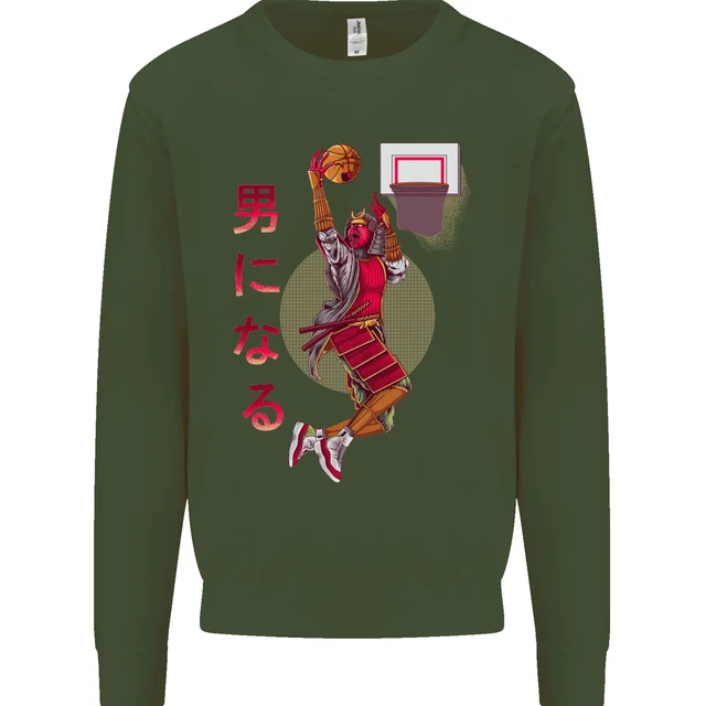 Felpa maglione giocatore di basket samurai uomo 11