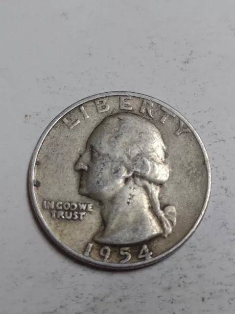 1954 D Washington Quarter