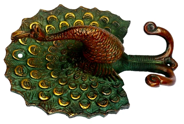 Peacock Shape Home Wall Décor Figure Victorian Style Handmade wall Hanger Hook