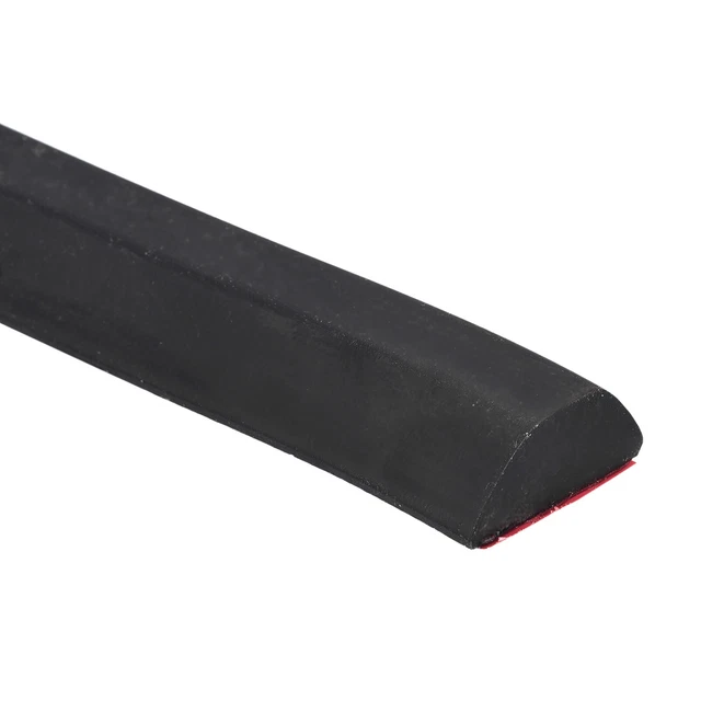 66.93"x1.02"x0.47" Collapsible Shower Water Barrier for Kitchen, Black