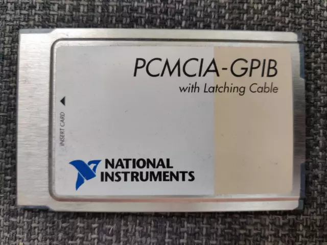 National Instruments PCMCIA-GPIB Interface Karte ohne Kabel