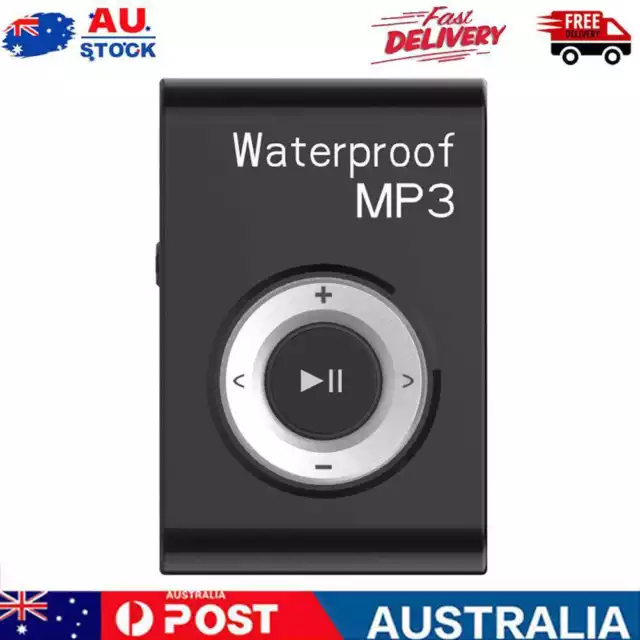 MP3 Player IPX8 Waterproof Stereo Music MP3 Walkman for Swimming Running Riding