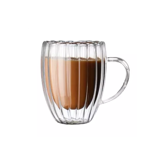 Doppelwandige Kaffeegläser Thermoglas Doppelwandige Gläser Latte Macchiato