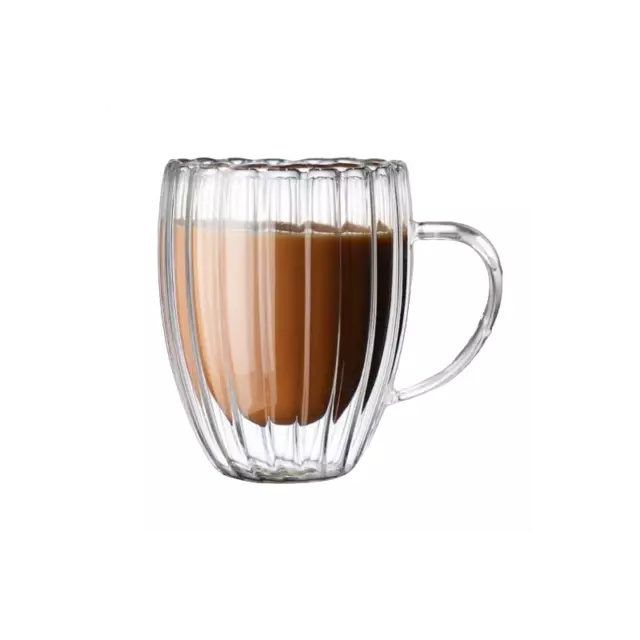 Doppelwandige Kaffeegläser Thermoglas Doppelwandige Gläser Sets Latte Macchiato