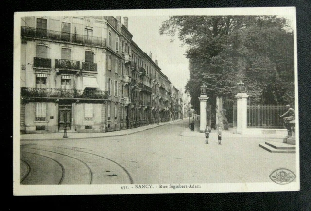 Cpa Murthe Et Moselle (54): Nancy - Rue Sigisbert-Adam - In Good Condition