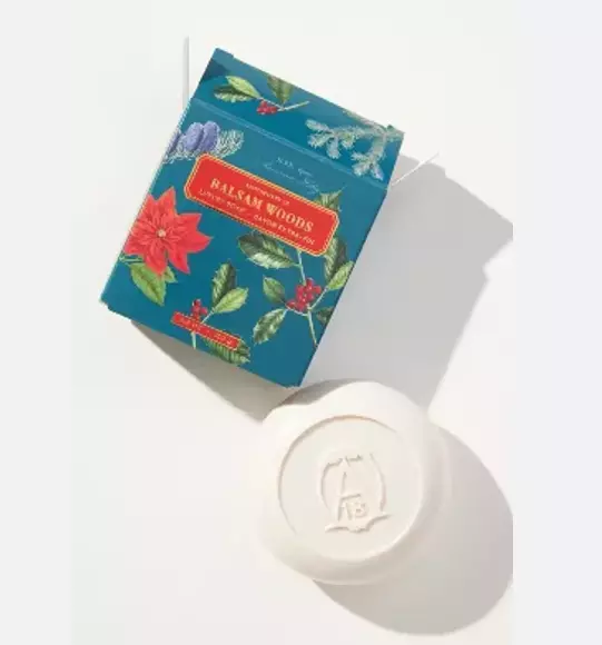 ANTHROPOLOGIE Apothecary 18 Boxed Bar Soap Balsam Woods