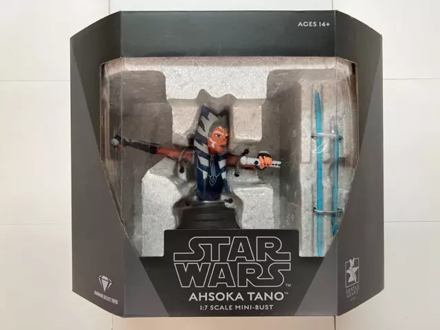 Star Wars Clone ~ Ahsoka Tano ~ 1:7 Scale Mini-Bust ~ Gentle Giant ~ Diamond ~