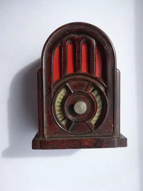 Bleistiftanspitzer Bakelit Radio Mende