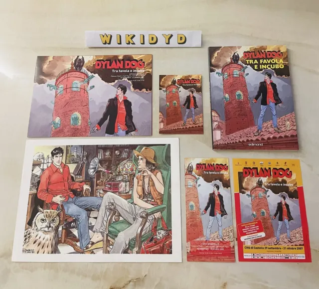 Dylan Dog Tra Favola E Incubo Set Catalogo Stampa 2 Pieghevoli Flyer E Cartolina