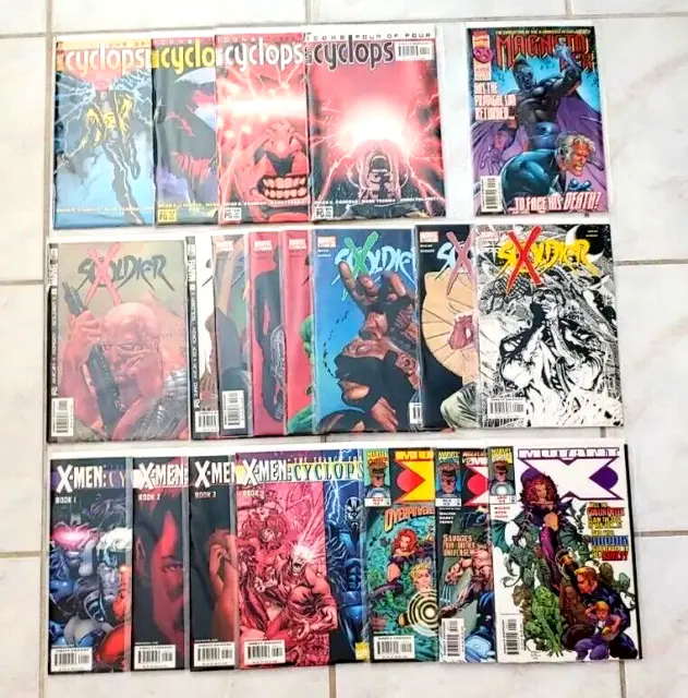 Marvel Comics Mutant X Soldier X #1-8 Icons: CYCLOPS #1-4 + More Lot of 20 VF/NM