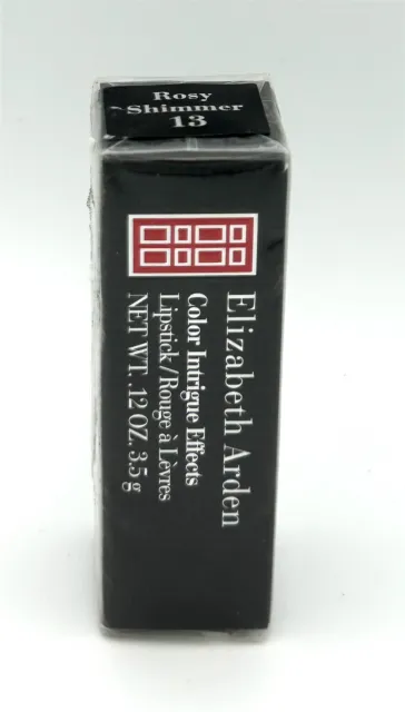 BNIB SEALED Elizabeth Arden Color Intrigue Lipstick 13 ROSY SHIMMER 3.5g 0.12oz