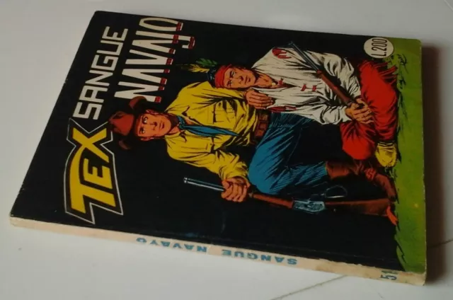 TEX gigante ORIGINALE 1a edizione 1965 N.51 SANGUE NAVAJO G.L.Bonelli Galep