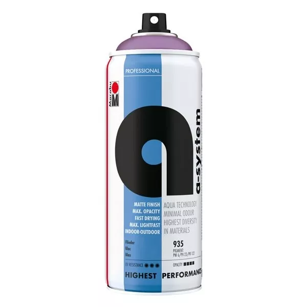 (32,38€/L) Marabu a-system, Flieder 935, 400ml Premium-Spraydose