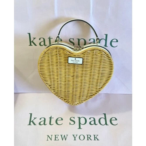 kate spade basket bag heart shaped shoulder bag new unusedⓁ