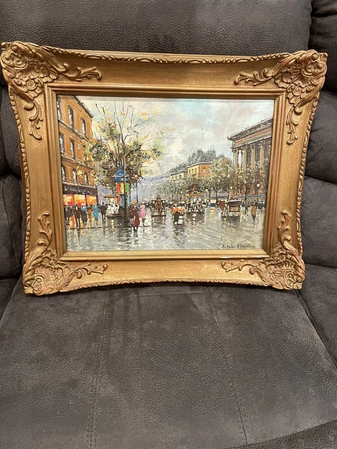 Original Antoine Blanchard Oil  painting