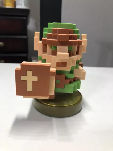 Amiibo 8-bit Link The Legend of Zelda Character Figure Open Amiibo 8-bit Link The Legend of Zelda Character Figure Open
