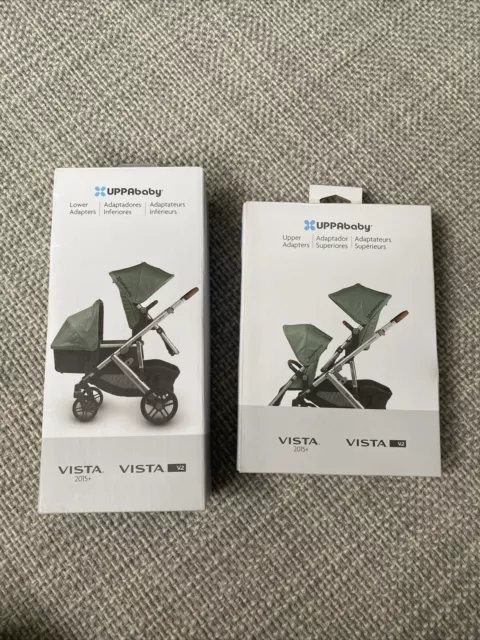 Uppababy Vista V2 Adapters - Lower + Upper