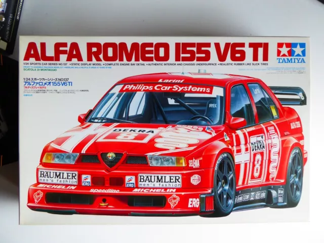 1/24 Tamiya Alfa Romeo 155 V6 TI DTM Official Alfa Corse