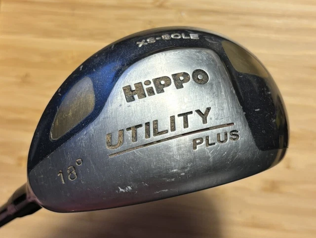 HIPPO UTILITY PLUS 18 Degree Hybrid Club Good Condition Carbon