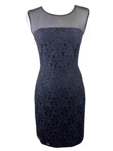 Diane Von Furstenberg Women's Size 2 Black Lace Nisha Dress *Read
