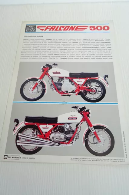 Moto Guzzi Falcone 500 Brochure